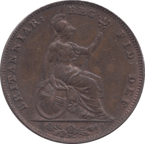 1840 FARTHING ( AUNC ) - Farthing - Cambridgeshire Coins