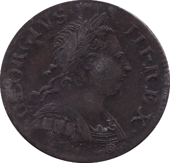 1773 HALFPENNY ( GVF )