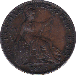 1823 FARTHING ( EF )