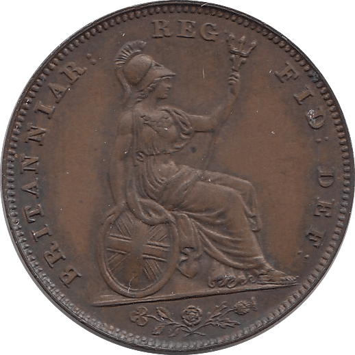 1839 FARTHING ( EF ) C - Farthing - Cambridgeshire Coins