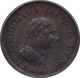 1806 FARTHING ( EF )