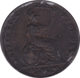 1835 FARTHING ( F ) - Farthing - Cambridgeshire Coins