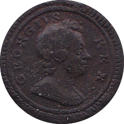 1724 FARTHING ( VF ) B