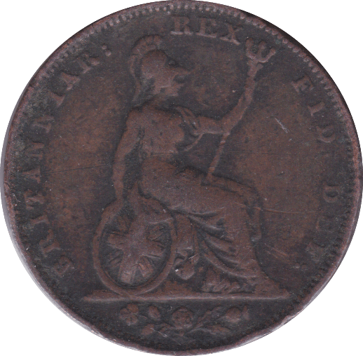 1826 FARTHING ( GF ) - Farthing - Cambridgeshire Coins