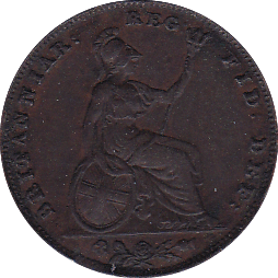 1853 FARTHING ( AUNC ) - Farthing - Cambridgeshire Coins