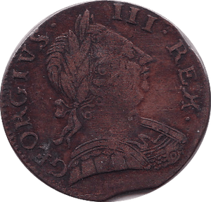 1775 HALFPENNY ( VF )