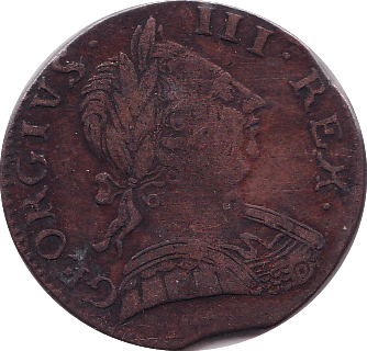 1775 HALFPENNY ( VF )