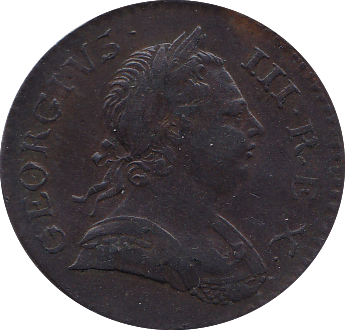 1773 HALFPENNY ( VF ) B