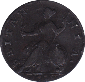 1736 HALFPENNY ( GF )