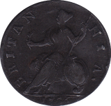 1736 HALFPENNY ( GF )