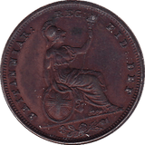 1839 FARTHING ( GVF ) - Farthing - Cambridgeshire Coins