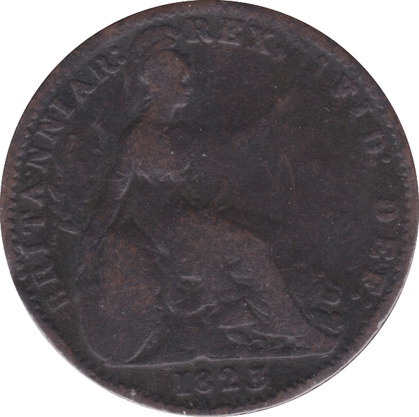 1823 FARTHING ( FAIR ) I813 RARE