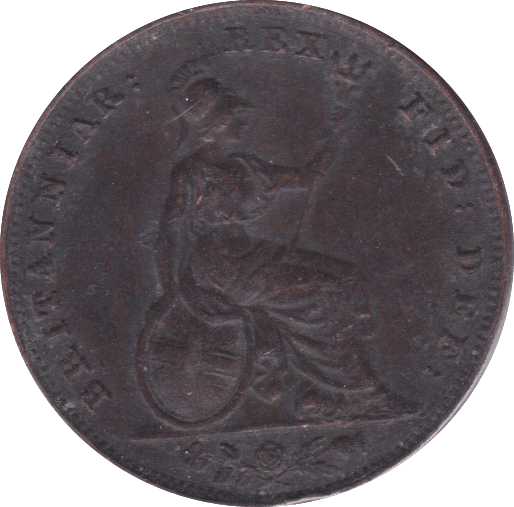 1835 FARTHING ( VF ) - Farthing - Cambridgeshire Coins