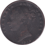 1854 FARTHING ( F ) - Farthing - Cambridgeshire Coins