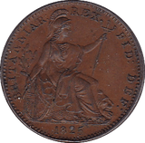 1825 FARTHING ( EF ) - Farthing - Cambridgeshire Coins