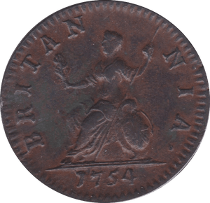 1754 FARTHING ( GVF ) B