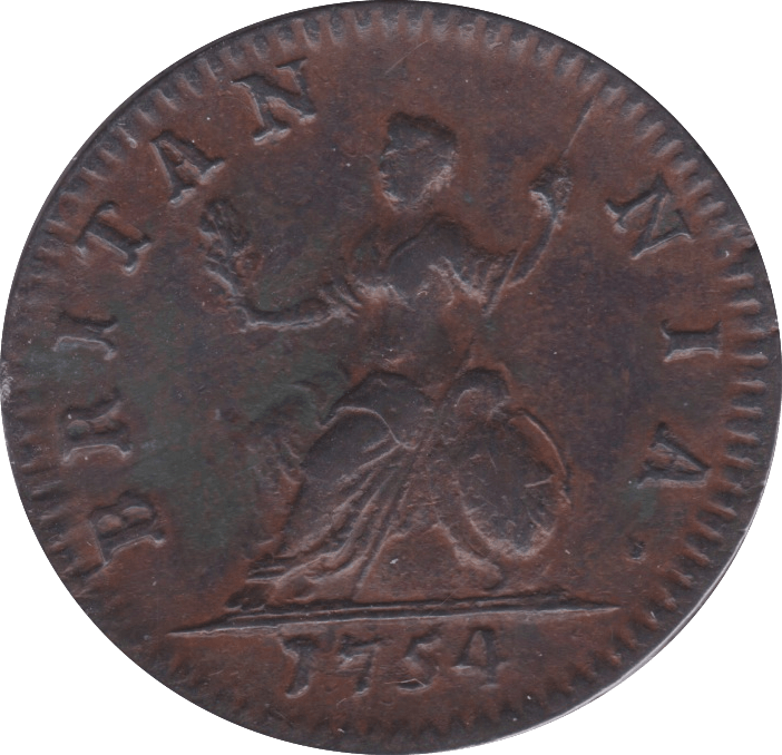 1754 FARTHING ( GVF ) B