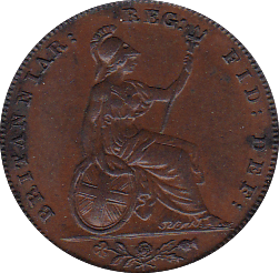 1848 FARTHING ( GEF ) - Farthing - Cambridgeshire Coins