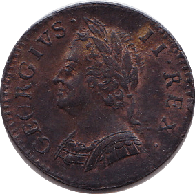 1754 FARTHING ( EF )