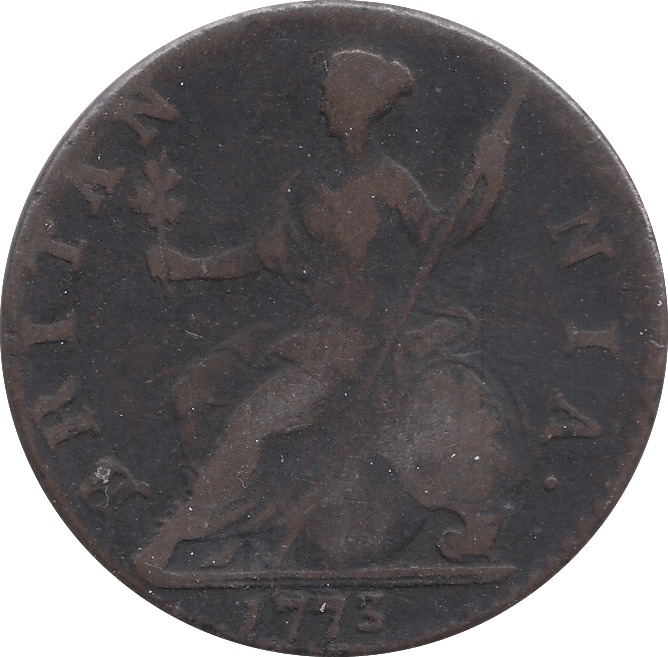 1773 HALFPENNY ( F ) B