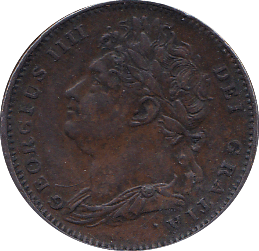 1823 FARTHING ( EF )