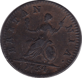 1754 FARTHING ( GVF )