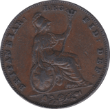 1842 FARTHING ( GVF ) - Farthing - Cambridgeshire Coins