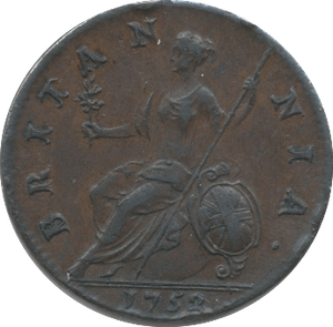 1752 HALFPENNY ( EF )