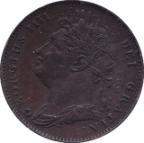 1821 FARTHING ( EF )