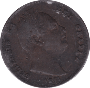 1835 FARTHING ( F ) - Farthing - Cambridgeshire Coins