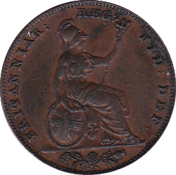 1840 FARTHING ( EF ) B - Farthing - Cambridgeshire Coins