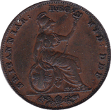 1840 FARTHING ( EF ) B - Farthing - Cambridgeshire Coins