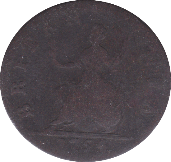 1754 FARTHING ( FAIR ) B