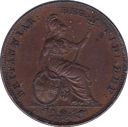 1840 FARTHING ( EF ) - Farthing - Cambridgeshire Coins