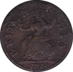 1724 FARTHING ( VF ) B