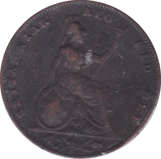 1854 FARTHING ( F ) - Farthing - Cambridgeshire Coins