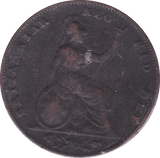 1854 FARTHING ( F ) - Farthing - Cambridgeshire Coins