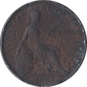 1822 FARTHING ( GF ) B