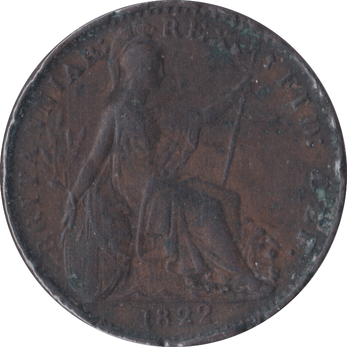 1822 FARTHING ( GF ) B