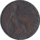 1822 FARTHING ( GF ) B