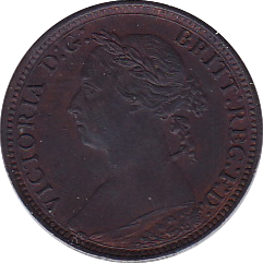 1882 FARTHING H ( UNC )