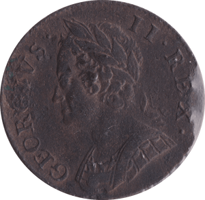 1752 HALFPENNY ( VF ) B