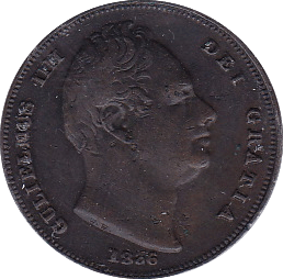 1836 FARTHING ( GVF ) - Farthing - Cambridgeshire Coins