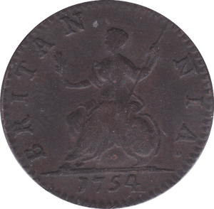 1754 FARTHING ( GF )