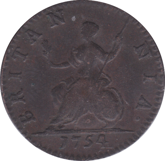 1754 FARTHING ( GF )