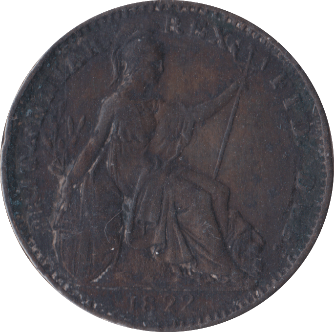 1822 FARTHING ( GF )