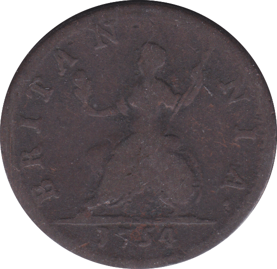 1754 FARTHING ( F ) F