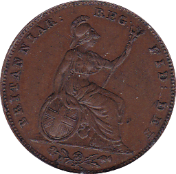 1849 FARTHING ( AEF ) - Farthing - Cambridgeshire Coins