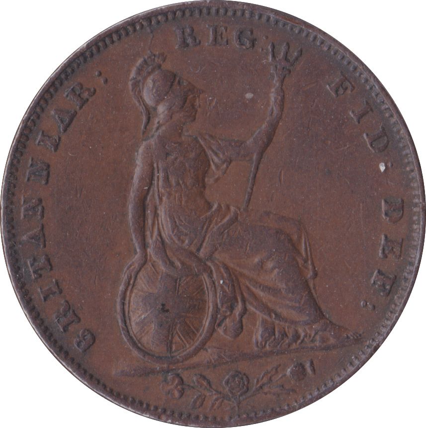 1847 FARTHING ( VF ) - Farthing - Cambridgeshire Coins