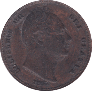 1835 FARTHING ( VF ) - Farthing - Cambridgeshire Coins